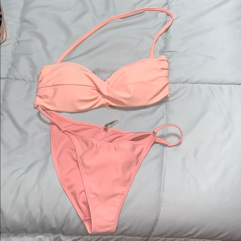 Pink swimsuit